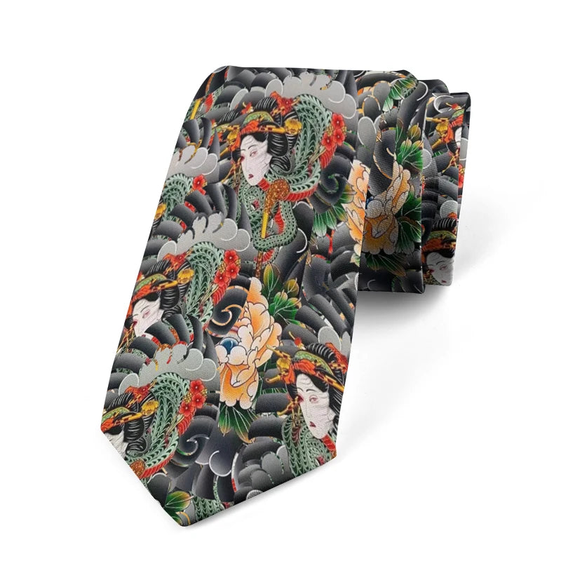 3d Printing Harajuku Fashion Unisex Tie Personality Interesting Qme style6