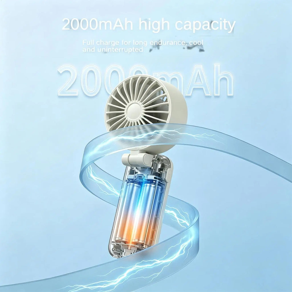 Clip On Fan Rechargeable Handheld Personal Mini Personal Fan Portable Cooling For Home Bedroom Office Desk Table Stroller Travel Qme