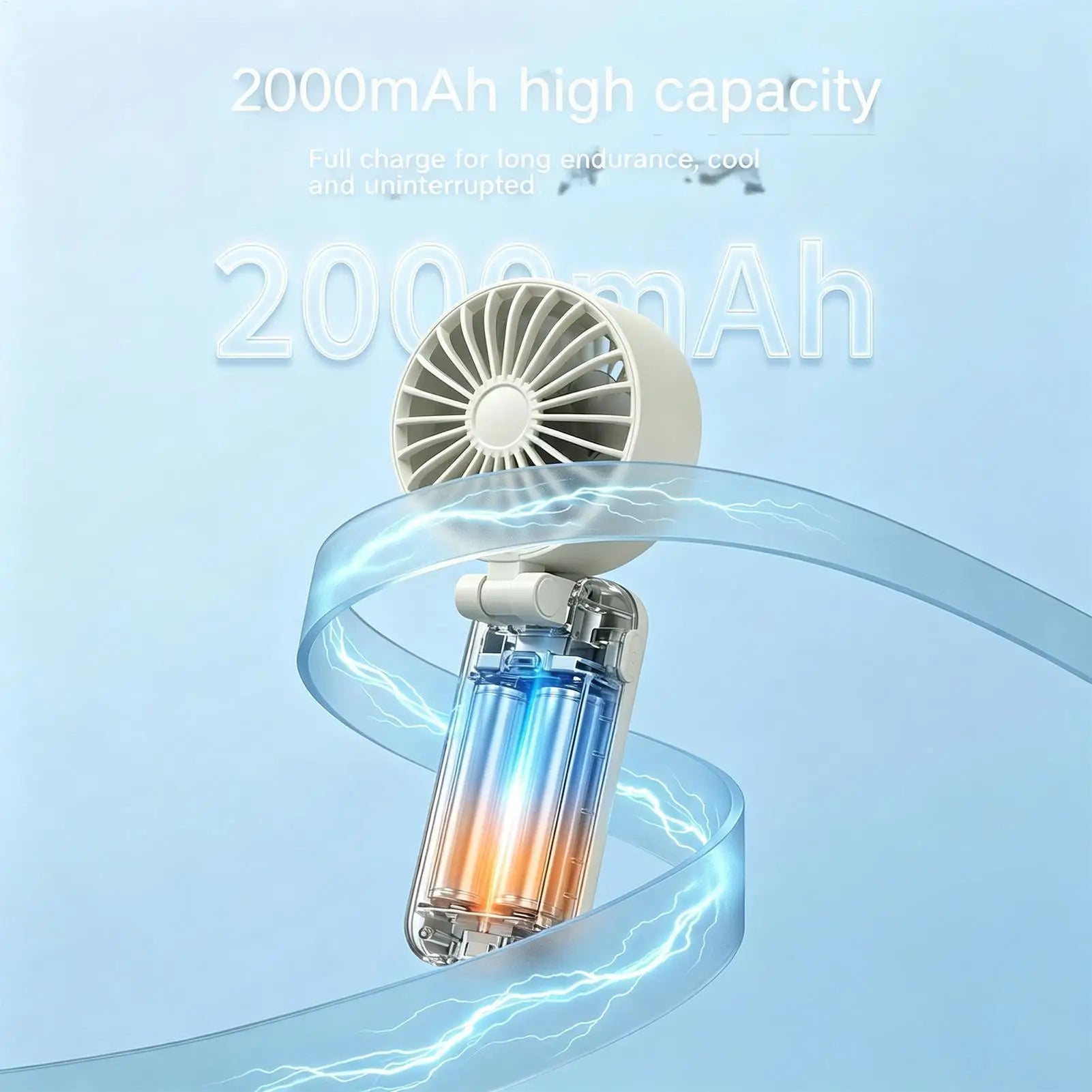 Clip On Fan Rechargeable Handheld Personal Mini Personal Fan Portable Cooling For Home Bedroom Office Desk Table Stroller Travel Qme