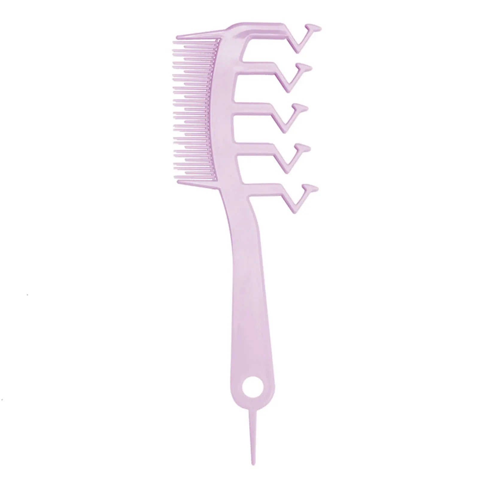 1 Hair Comb Z-shaped Wide Tooth Teasing Combs Fine Detangling Knotty Qme Purple United States