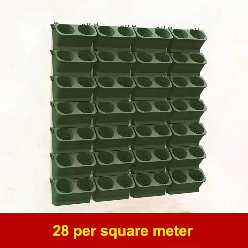 Wall Planter Flower Pot Hanging Vertical Garden Suculent Outdoor Flowerpoter Home Decor Gardening Gadgets Accessories Basket Qme