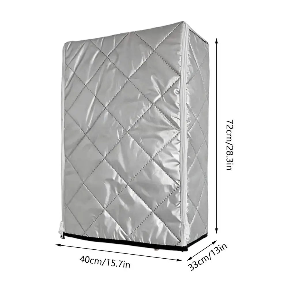 Tankless Water Heater Cover Insulated Kitchen Appliance Blanket with Zippers Thickened Water Heater Enclosure Cover for Freezing Qme A