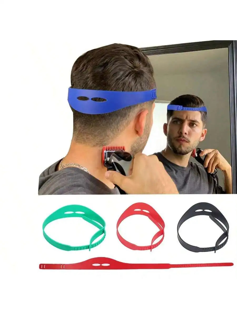 Integrated Adjustable Hairband Portable Neck Hair Trimming Styling Qme