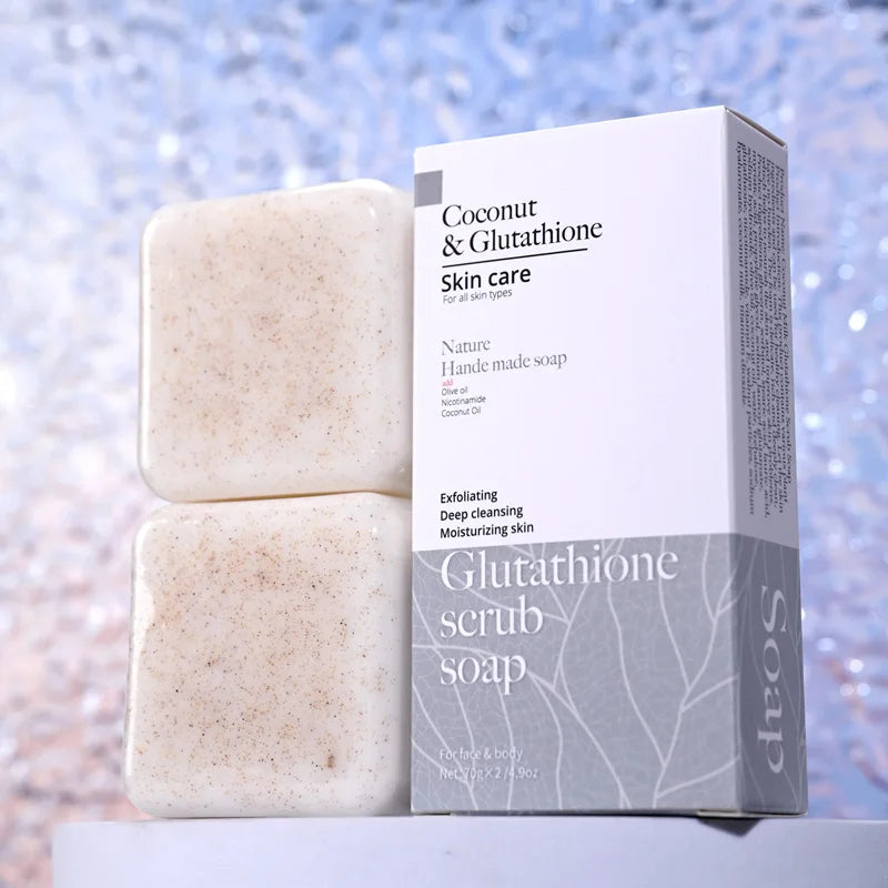 Scrub Coconut Essence Bath Soap Olive Oil Shea Butter Added Qme Default Title