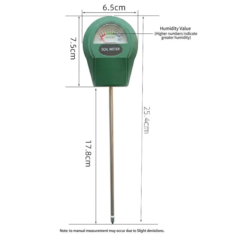 Soil Moisture Meter Plant Water Tester Hygrometer Probe Garden Farm Qme