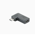 1Pcs Left Right 90 Angle Type C Female To Micro USB Male Charger Data OTG Cable Adapter DIY Accessories Qme Right A1
