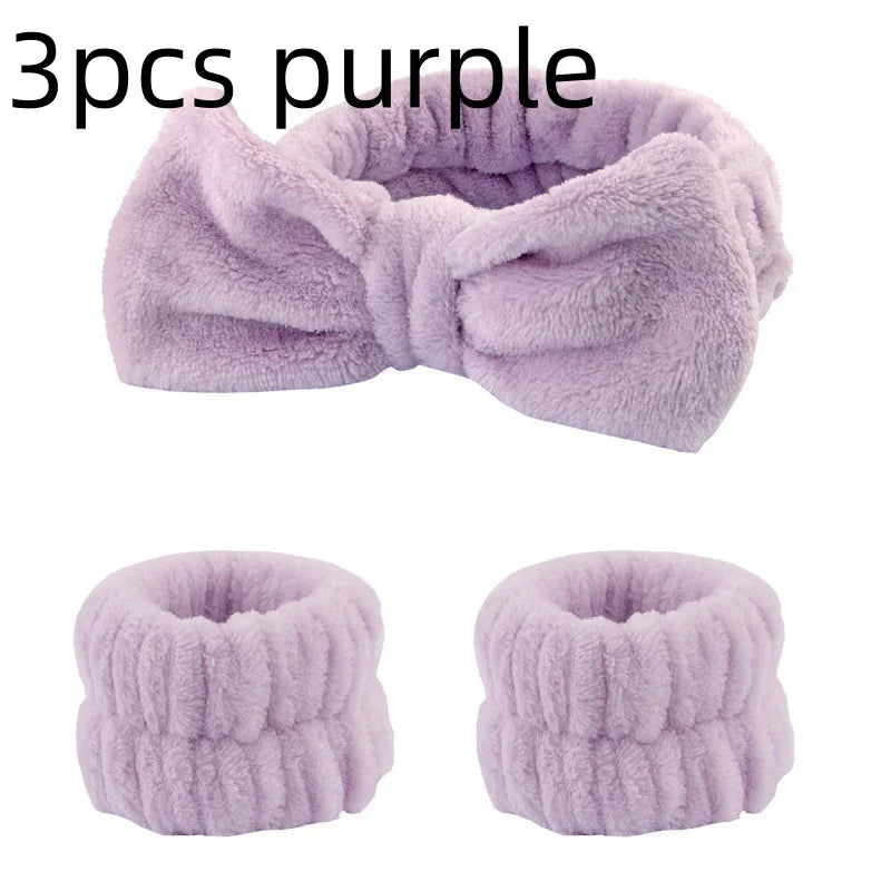 3/16pcs New Dopamine Hair Accessories Kit Flower Shaped Multi-Styles Hair Grabs Hair Circles For Women Daily Party Gift Qme 3pcs purple