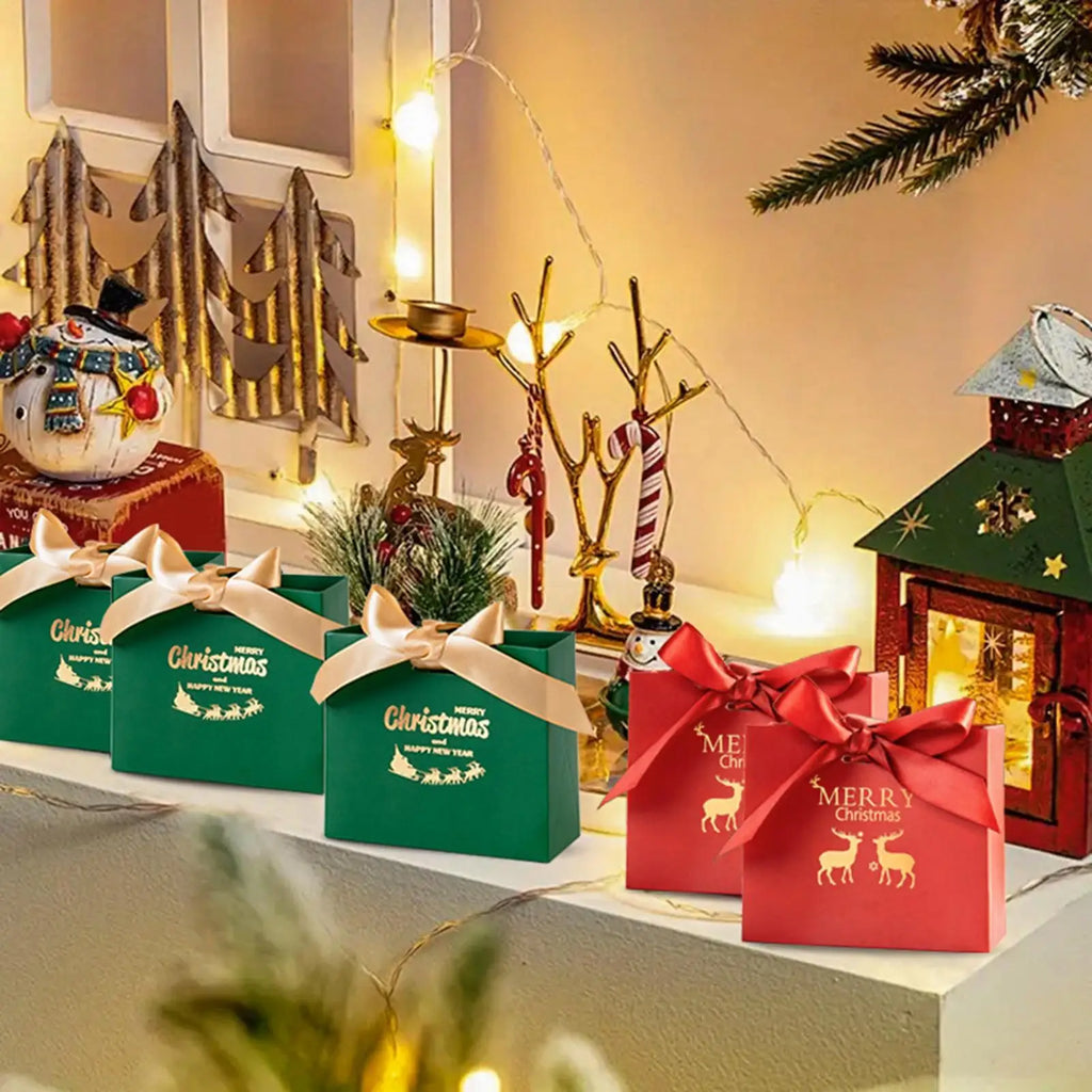 Holiday Bags Bow Tie 10 Festive Christmas Supports Sharing Festival Qme