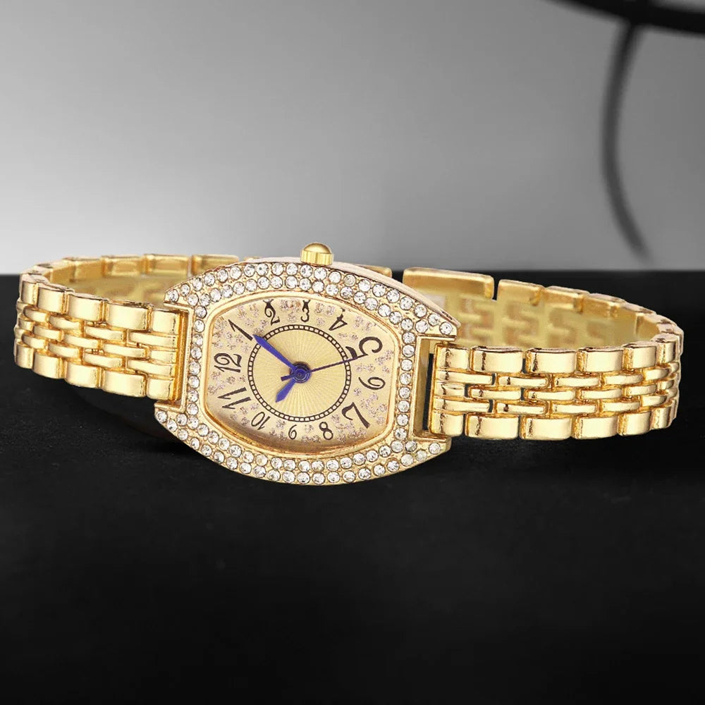 1PCS Women's Luxury Trendy Digital Scale Quartz Watch Suitable for Daily Clothing Matching as a Gift for Friends and Mothers Qme