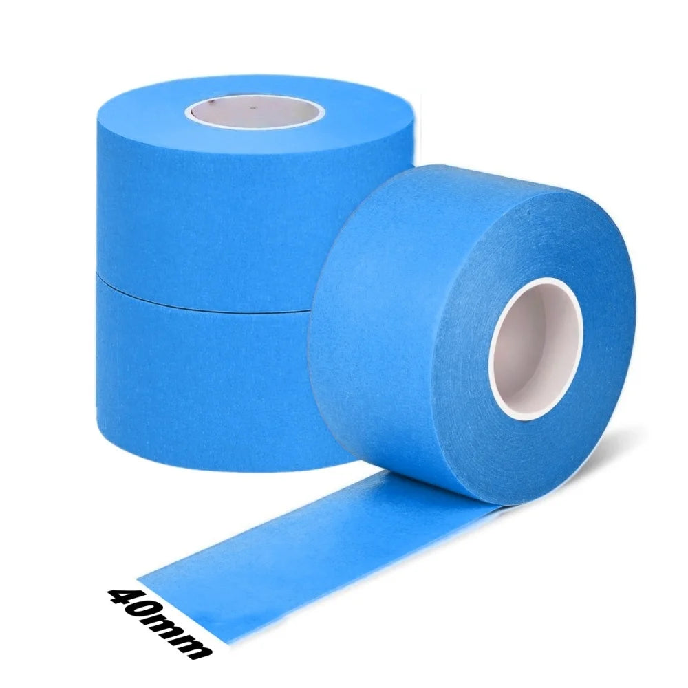 1/3 Roll Blue Paint Tape 20m Universal Multi-Surface Masking Easy Removal Painting Tape Home Improvement DIY Blue Masking Tape Qme 40mm x 20m-3 Roll