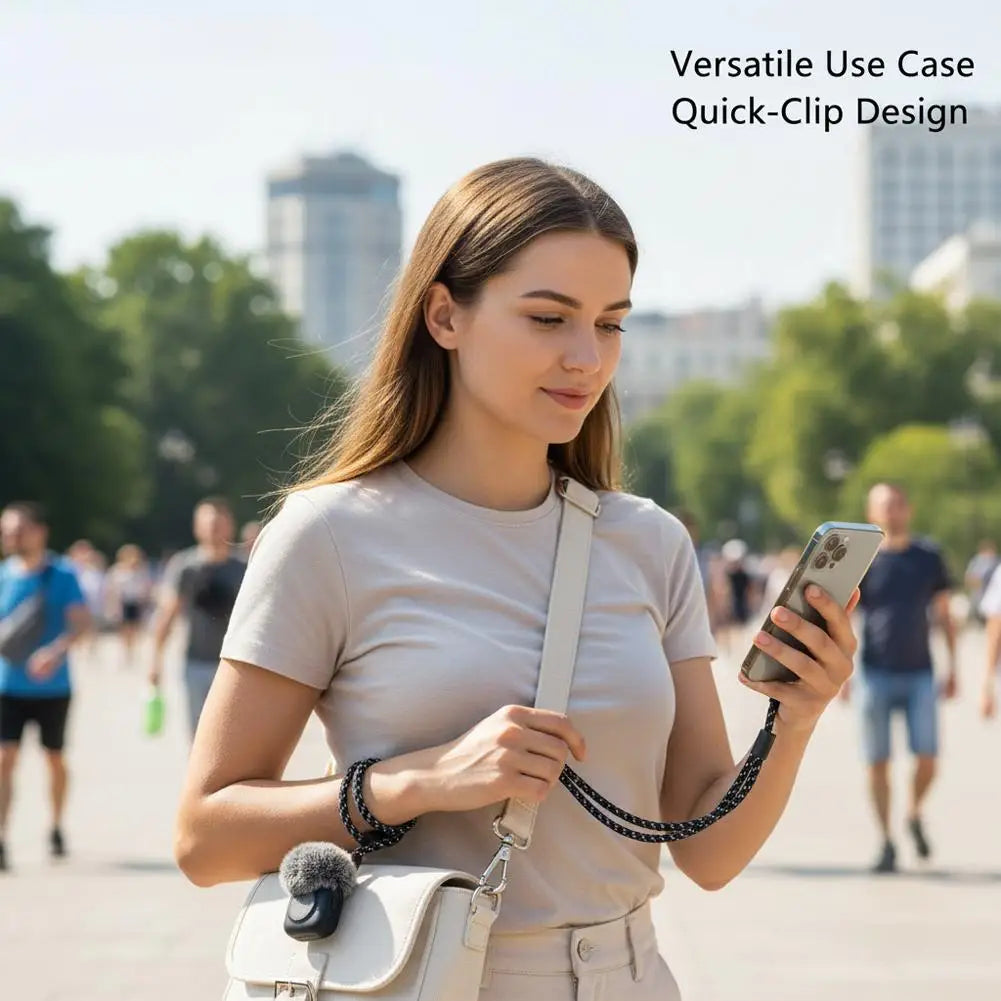 Magnetic Neck Strap DJI Mic Mini 2 Adjustable Necklace Lanyard Qme