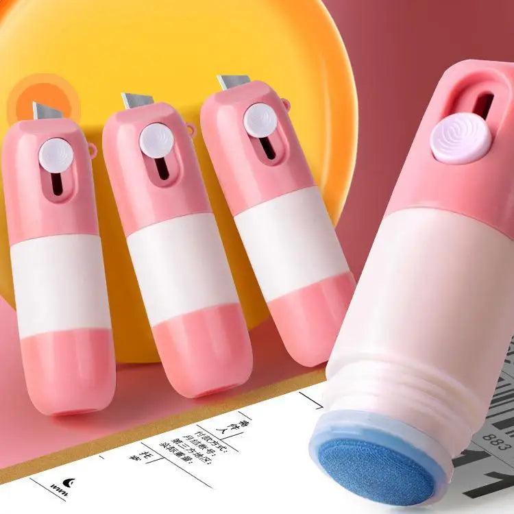 Thermal Paper Eraser Roller Stamp Identity Protection Theft Qme