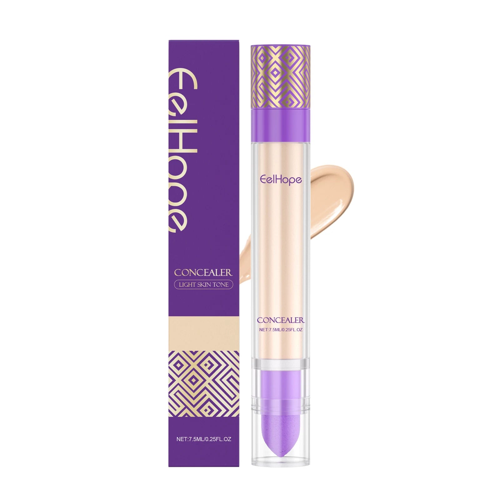 Concealer Improve Skin Elasticity Brighten Complexion Not Easy Remove Makeup Moisturizing Liquid Lightweight Dark Circle Blemish Qme Light skin tone