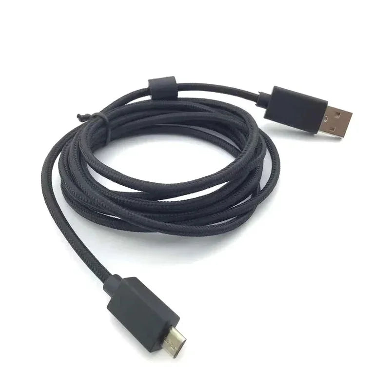Applicable Gaming Headset Cable, True Magnetic Ring, USB Audio Braided Wire, Call Light Up 2 Meters Qme
