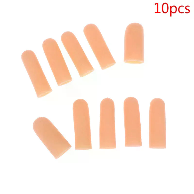 Silicone Gel Tube Hand Bandage Finger Protector Anti-cut Heat Qme