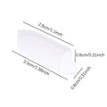 Clear Protective Sleeve Nail Cuticle Scissors Cap Dead Skin Nippers Qme one size