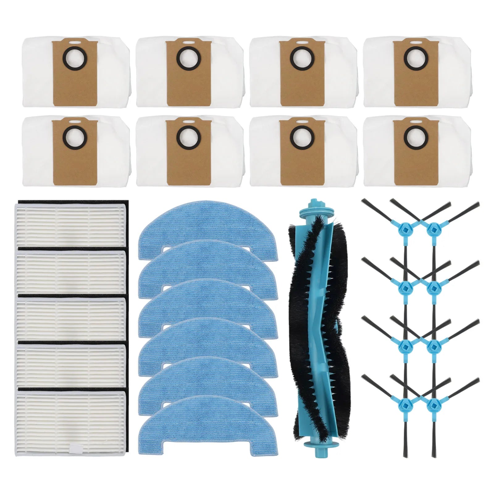 For Ultenic For T20 Pro For Honor S3 R3 Robot Vacuum Cleaner Replacement Main Brush Mop Cloth Filter Dust Bag Side Brush Kit Qme