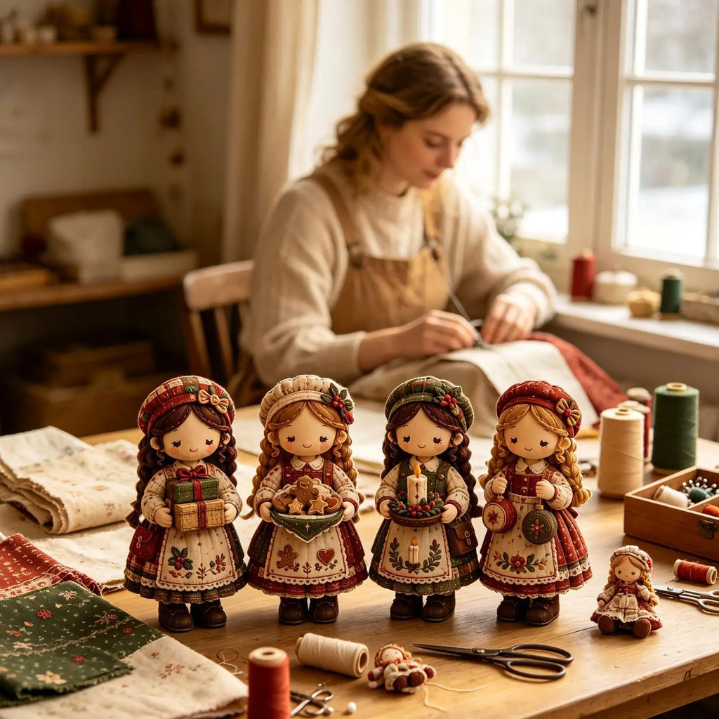 Sewing Doll Handmade Room Decor Crafting Cute Making Women Girls Qme