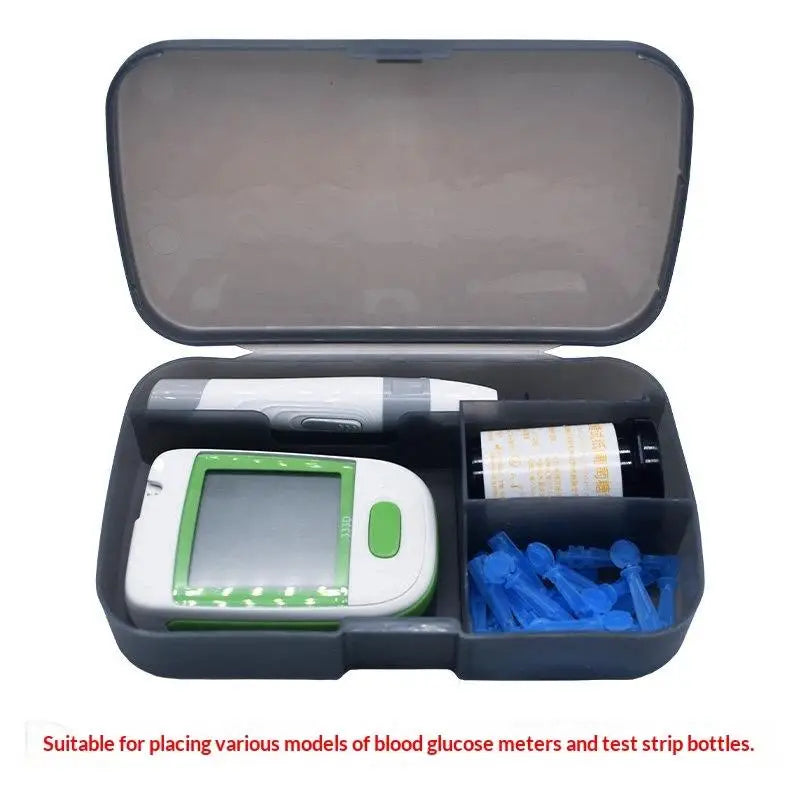 Blood Glucose Meter Storage Box Plastic Product Sorting Household Use Qme