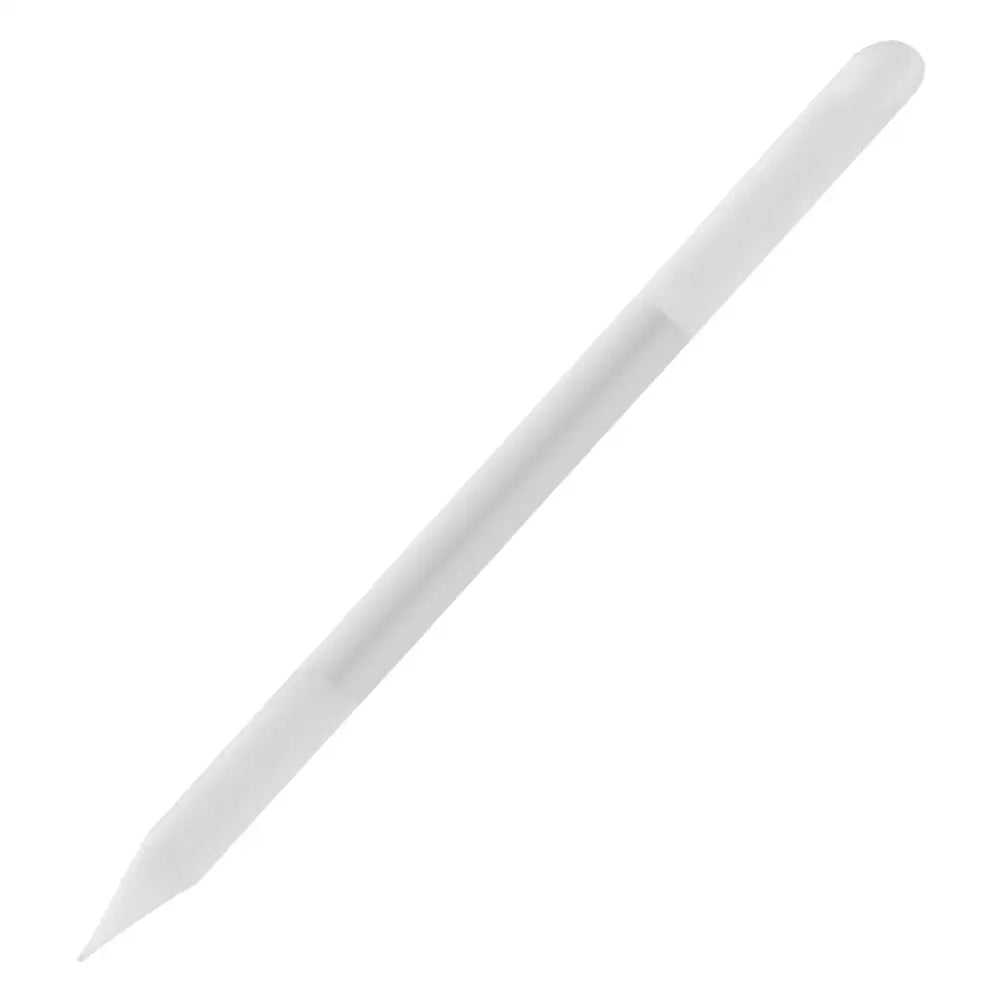 Crystal Cuticle Pusher Dual-ended Manicure Stick Remover Tool Glass Qme white