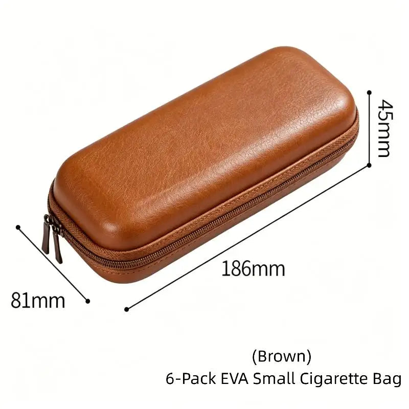 Portable EVA Cigar Case Lightweight Travel Bag For Cigar Lighter Cutter Accessories Gift For Smokers Qme one size A3