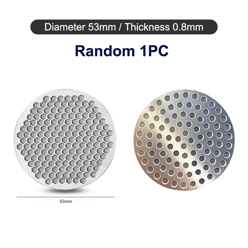 1 Piece Barista DIY Accessories Espresso Puck Screen Coffee Filter 51mm 53mm 58.5mm Portafilter Reusable Holder 0.8mm. Qme A2 1PC