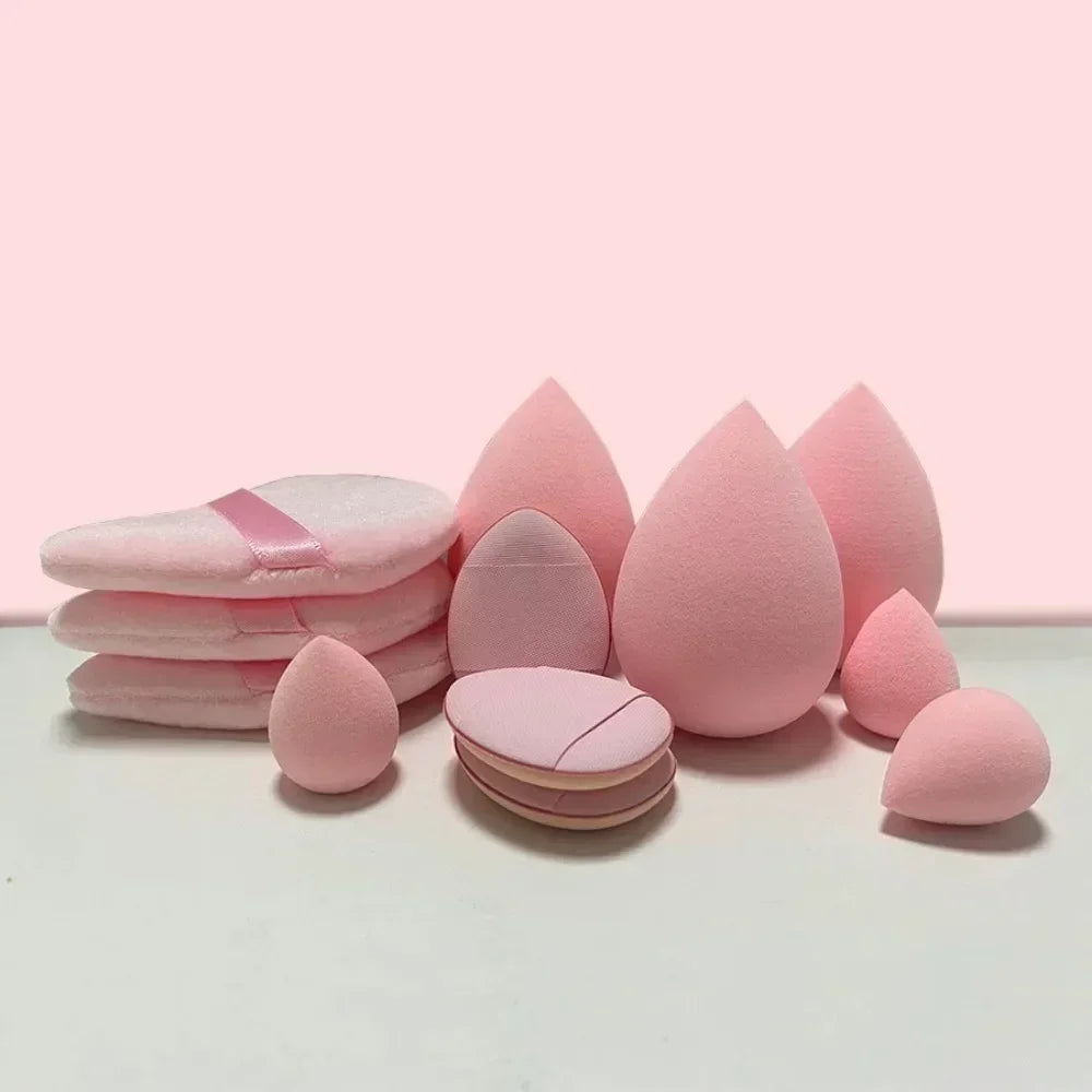 11 Cosmetic Puff Makeup Sponge Blender Beauty Egg Foundation Sponges Qme