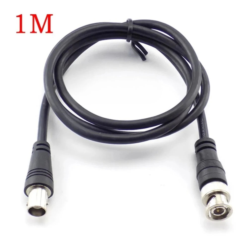 5PCS BNC Female To Male Adapter Cable For CCTV Camera BNC Connector Extension Coaxial Line Camera Accessories 1M D5 Qme