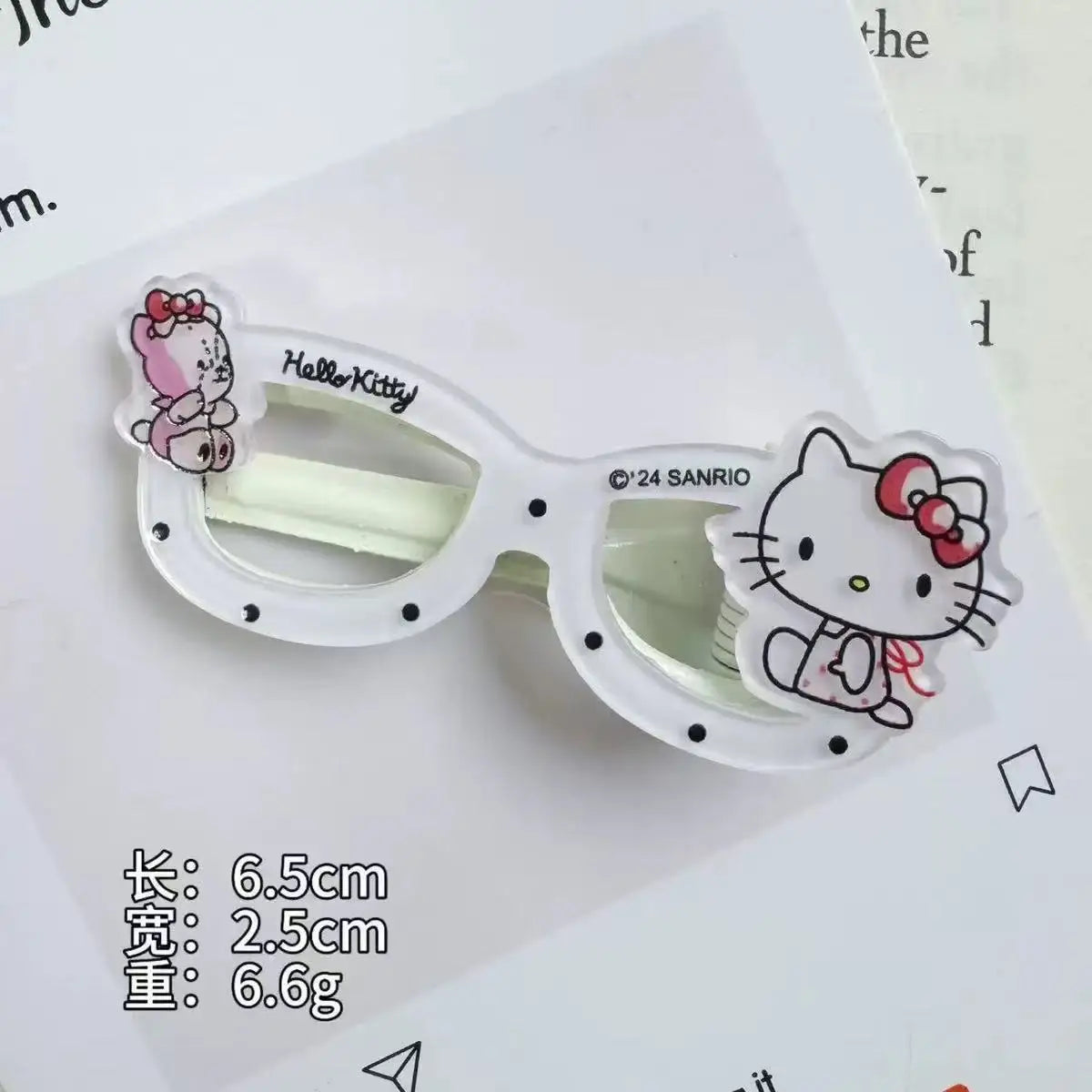 Hello Kitty Cartoon Hair Clips Cute Hair Accessories for Students Versatile Hair Clips and Headpieces Qme 2