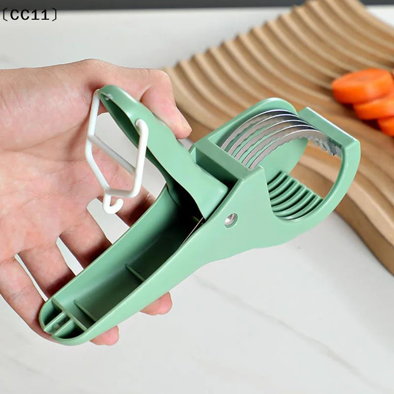 Stainless Steel Vegetable Fruit Slicer Multi Functional Salad Kitchen Qme