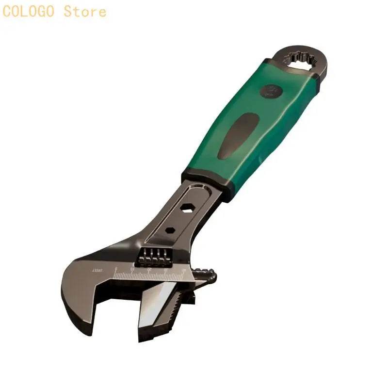 8 10 12 Large Opening Adjustable Spanners Wrenches Household Bathroom Qme