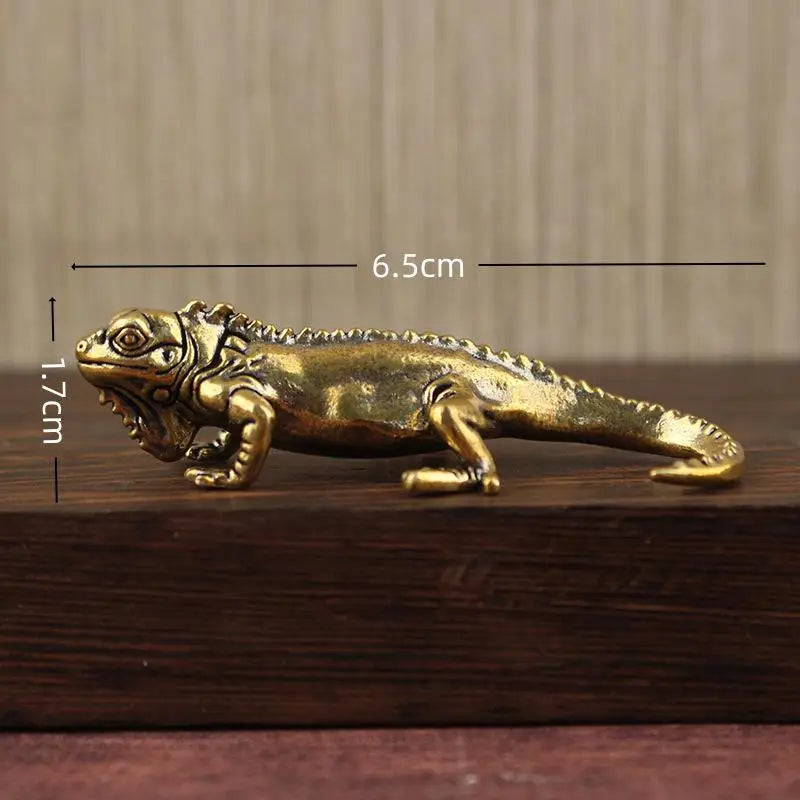 Small Ornaments Antique Home Decor Accessories Brass Animal Figurines Qme A2