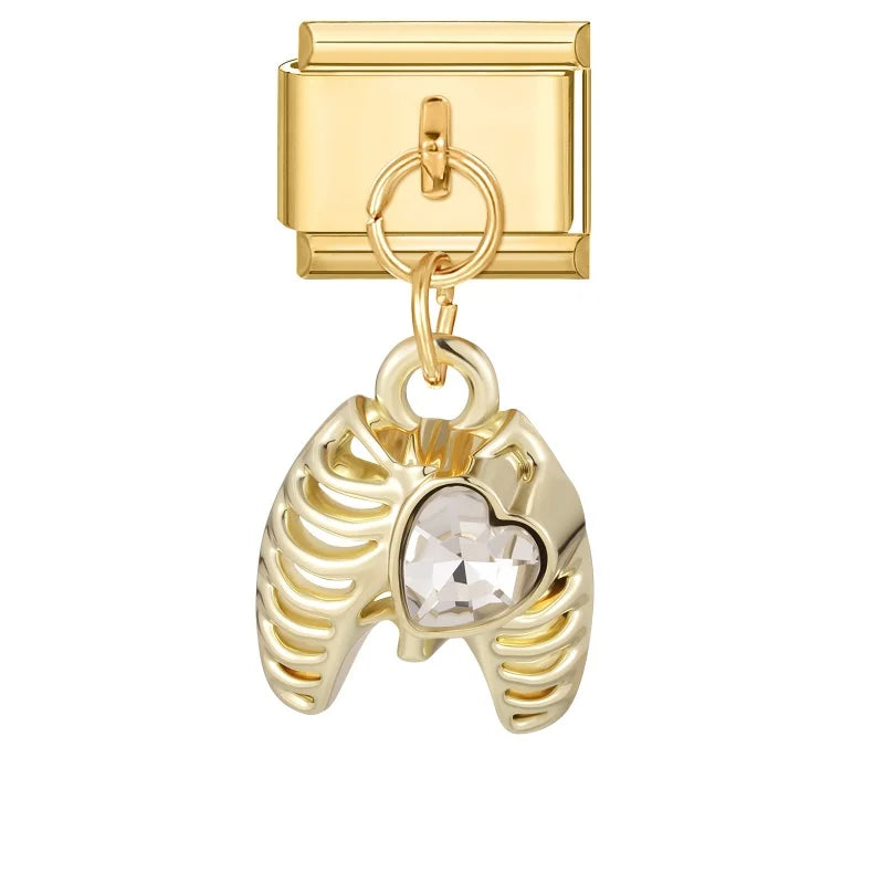Charm Cute Cartoon Pearl Dogs Horse Pendant Italian Link Fit Bracelet