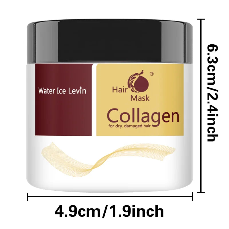 Collagen Hair Care Deep Repair Conditioning Moroccan Argan Oil Hair Mask Essence Suitable for Dry and Damaged Hair Qme