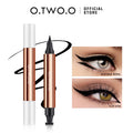 O TWO Eyeliner Stamp Pencil Waterproof Long-lasting Resistant Black Qme 01 China Mainland