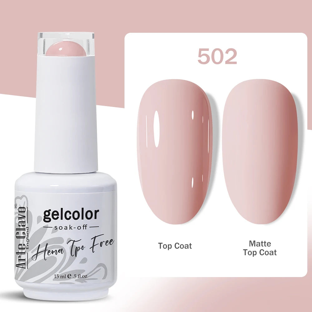 Arte Clavo Nail Gel Polish Hema TPO Summer Collection Semi Permanent