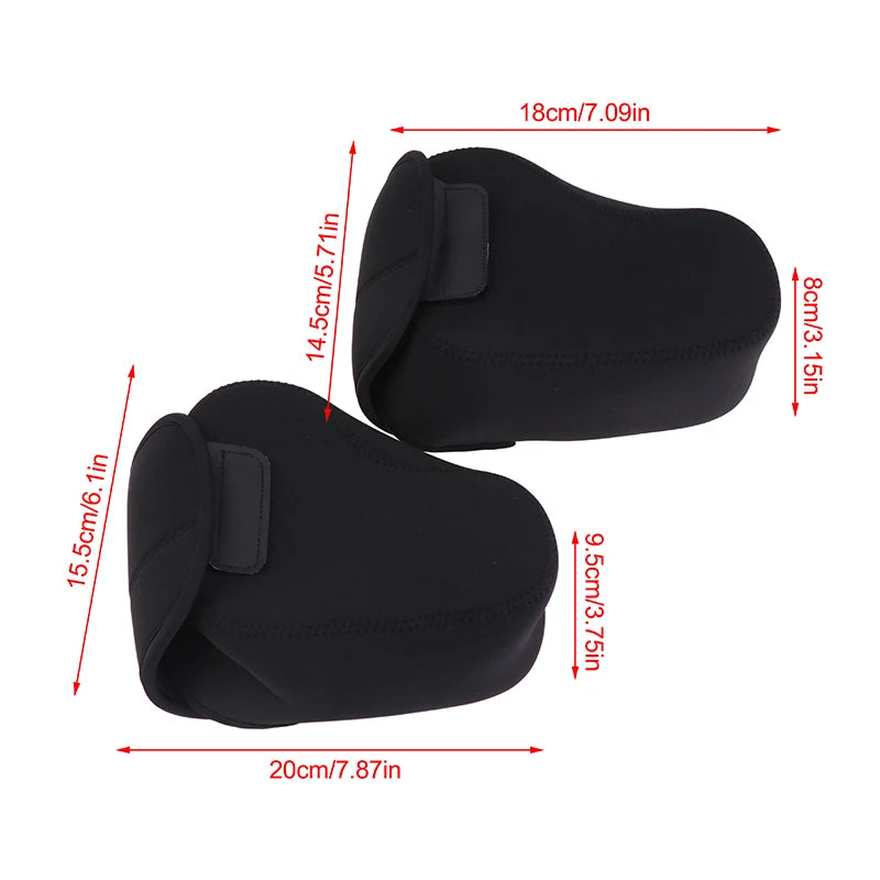 Neoprene Mirrorless Black Camera Pouch Case Bag Soft Outdoor Portable Qme