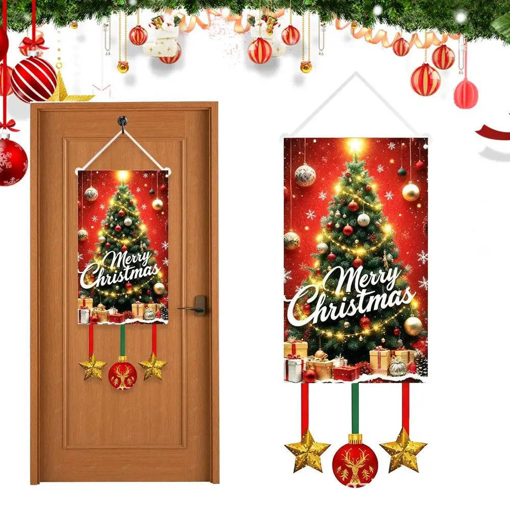 Merry Christmas Flag Waterproof Holiday Decor Decorative Banner Qme C China Mainland