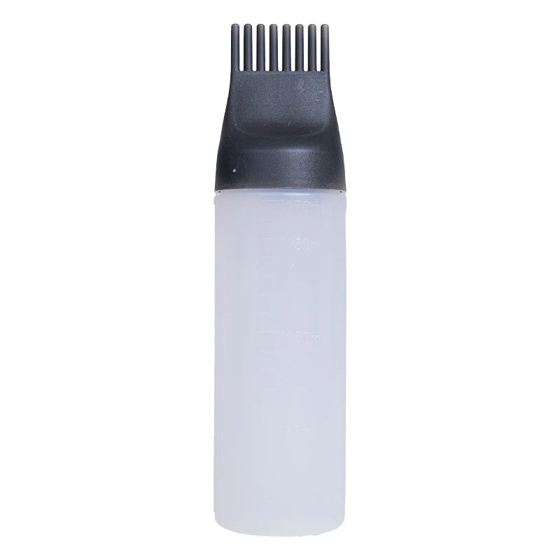 Squeeze Applicator Bottle Oil Plastic Hair Dye Coloring Dyeing Dry Qme Black