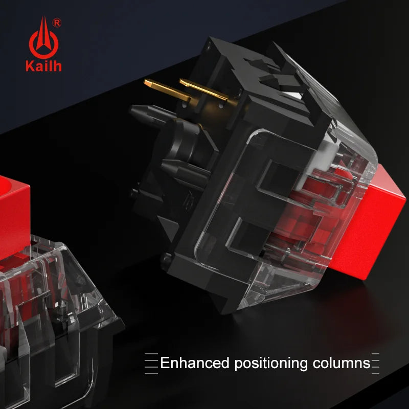 Kailh Box White V2 Box Brown V2 Box Red V2 Mechanical Keyboard Switch Clicky Linear Tactile 5pins RGB Cherry MX Gaming Switches Qme