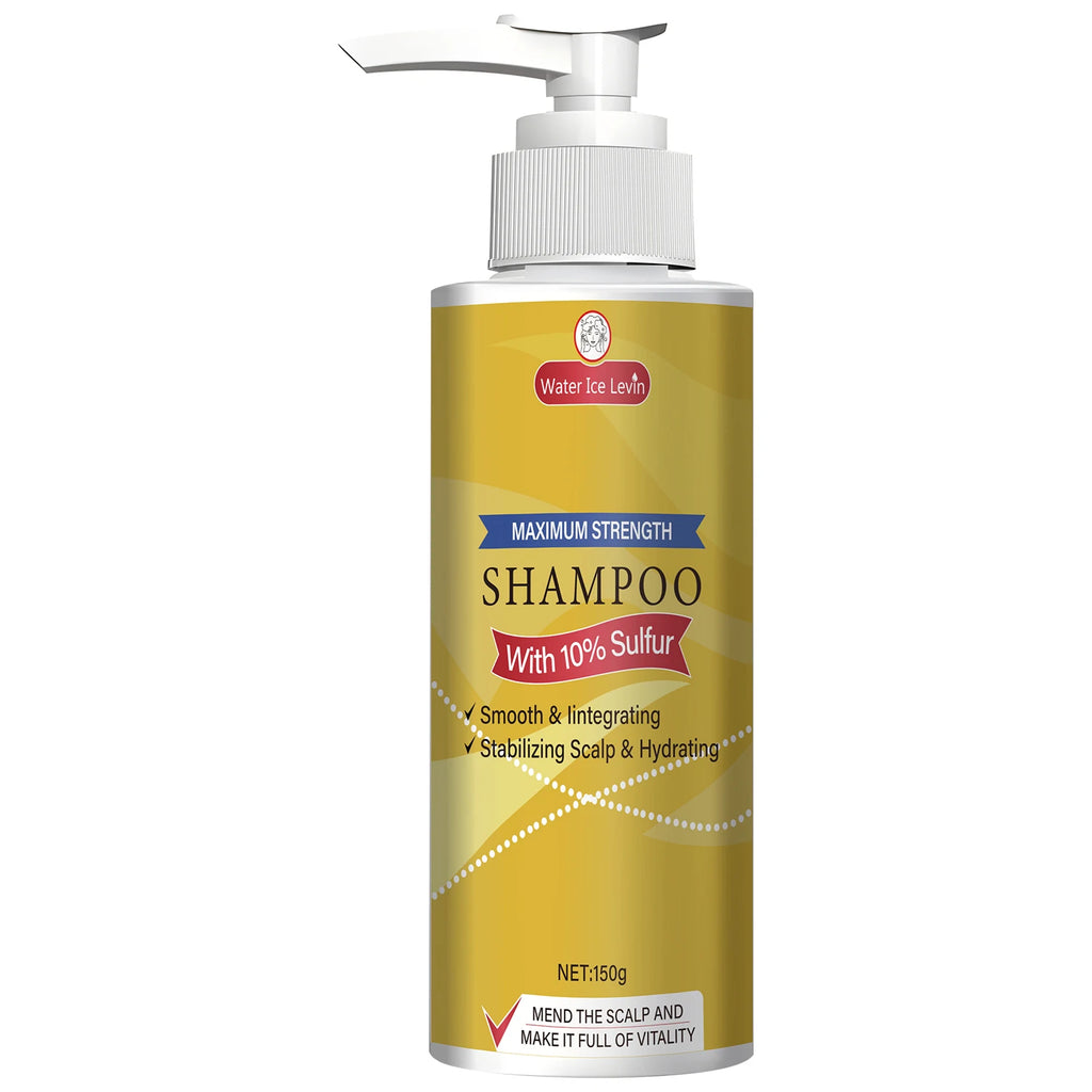 Maximum Strength 10% Sulfur Shampoo - Smoothing, Scalp Stabilizing & Hydrating for Men & Women. Qme Nourishing