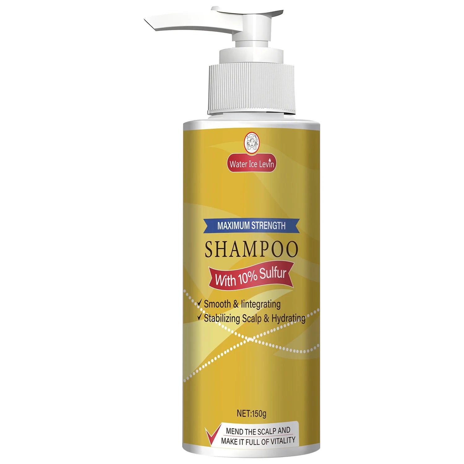 Maximum Strength 10% Sulfur Shampoo - Smoothing, Scalp Stabilizing & Hydrating for Men & Women. Qme Nourishing