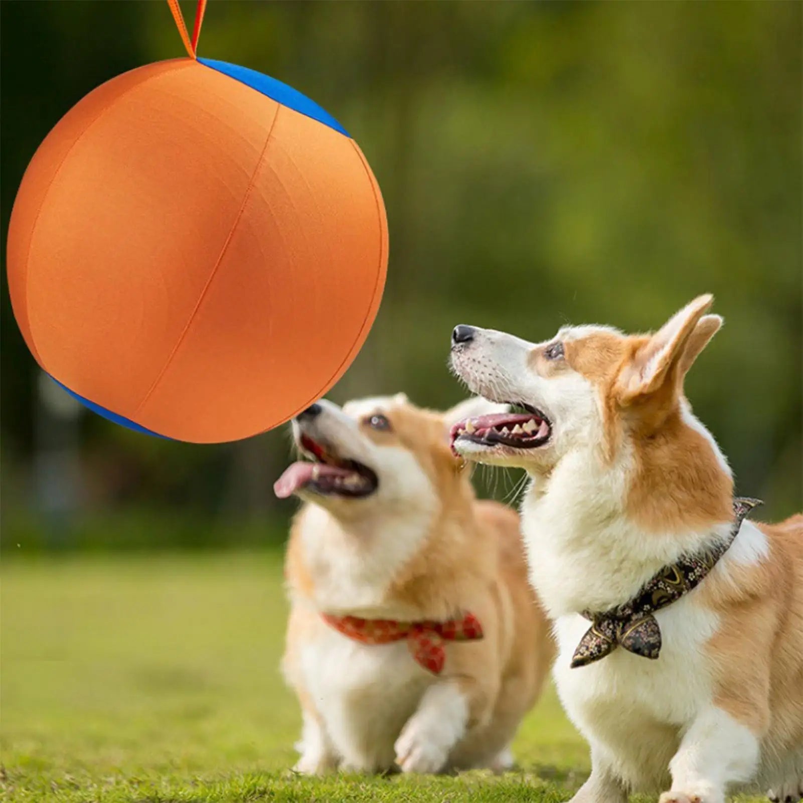 Herding Dog Ball 45cm Herding Giant Tear-Resistant Inflatable Toy Dog Toys For Enrichment Fetch Play Exercise Puppy Indoor Qme