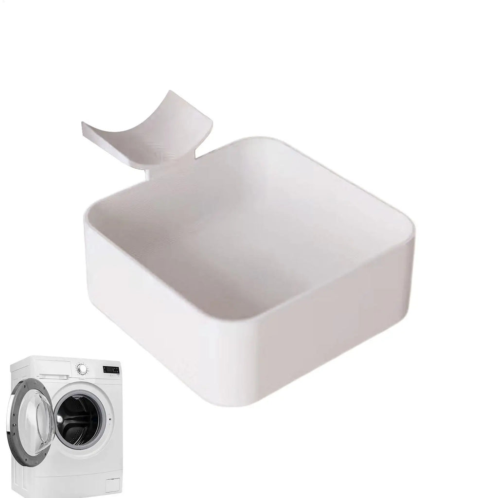 Washer Drain Pan Leak-Proof Tight Fit Easy Install Front Load Washer Water Catch Tray for Basement Apartment Mobile Home Garage Qme