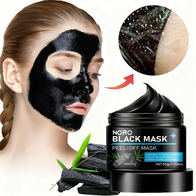 Bamboo Charcoal Tear Facial Mask Clean Blackheads Moisturize Lock Qme