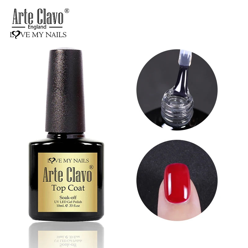 Arte Clavo Gel Varnishes Summer Semi-permanent Nails UV LED Lamp