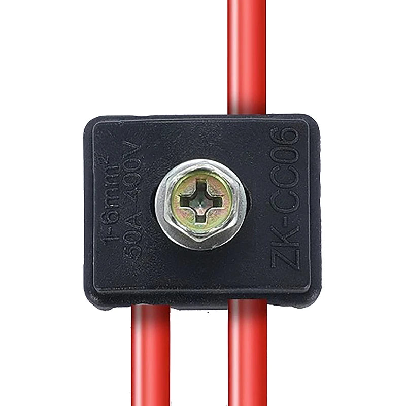 50A Insulated Puncture Wire Clip 400V Break-proof T-shaped Terminal Qme