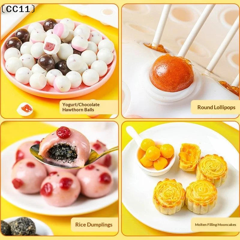 Multiple Round Ball Shape Silicone Molds Cake Decorating Tools Qme