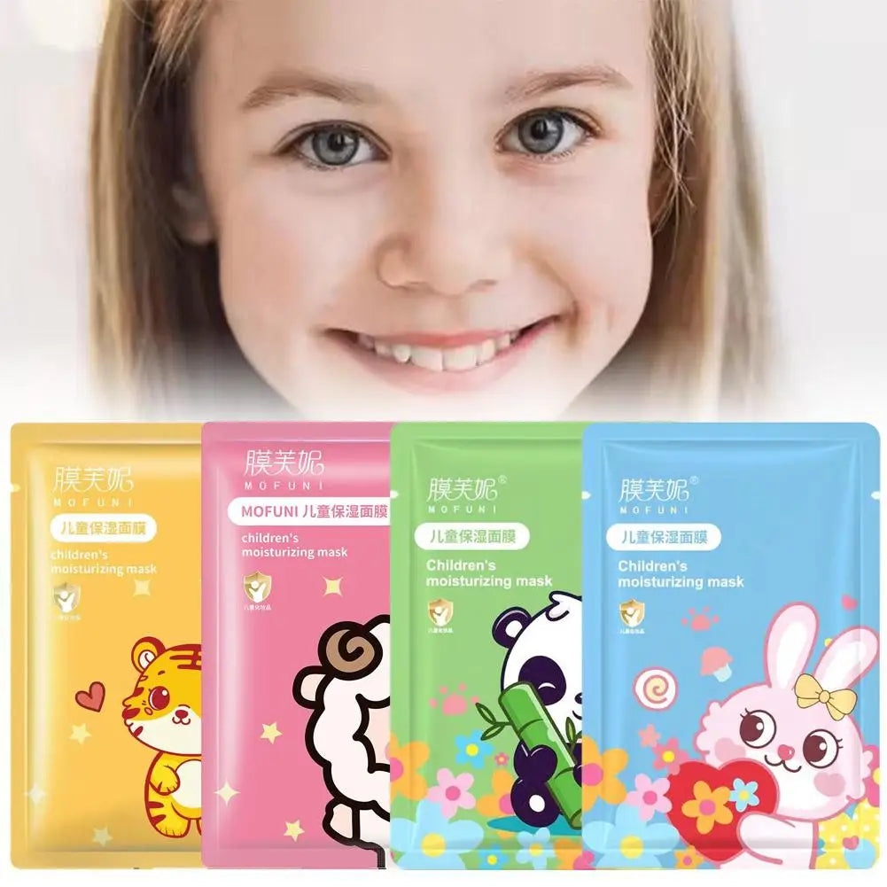 Animal Spa Masks Kids Facial Mask Gentle Hydrating Moisturizing Qme