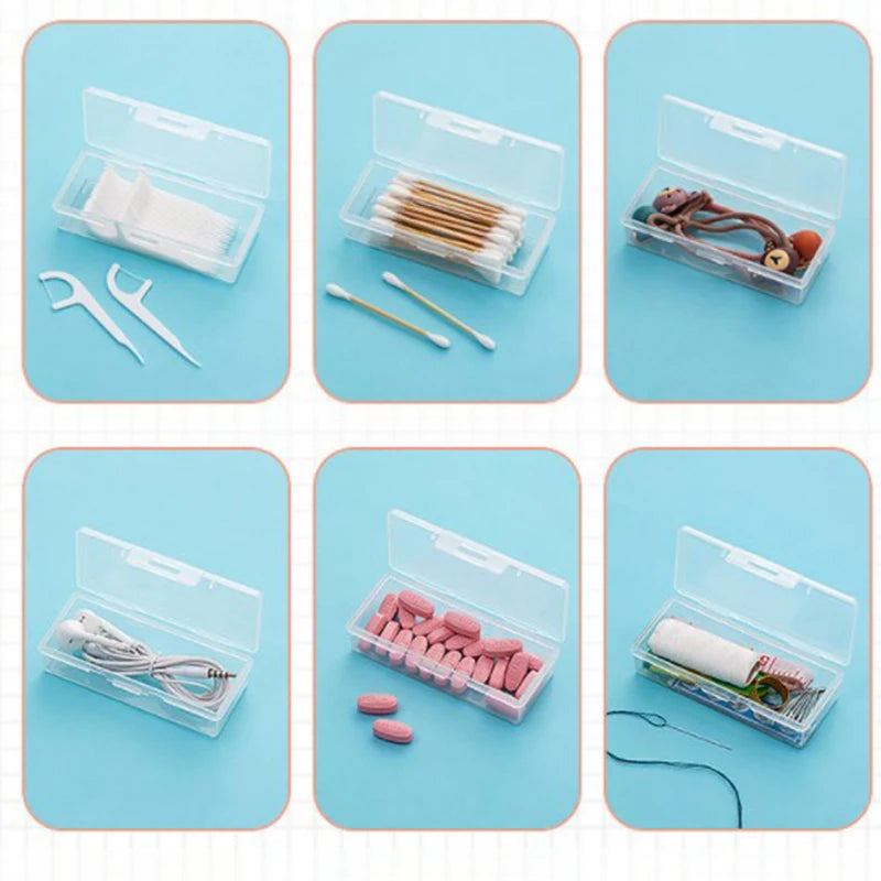 Portable Travel Medicine Box Cotton Swab Holder Case Detal Floss Jewelry Box Qme